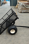 Heavy - Duty Garden Trailer with Pneumatic Tires & US Standard Coupler TC3089 - with | Sold by Uncle Wiener's Wholesale