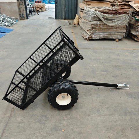 Heavy - Duty Garden Trailer with Pneumatic Tires & US Standard Coupler TC3089 - with | Sold by Uncle Wiener's Wholesale