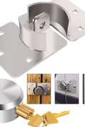 Heavy - Duty Hidden Shackle Padlock Lock Set – Anti - Theft Hasp + High - Security Lock HSH0278 - with | Sold by Uncle Wiener's Wholesale
