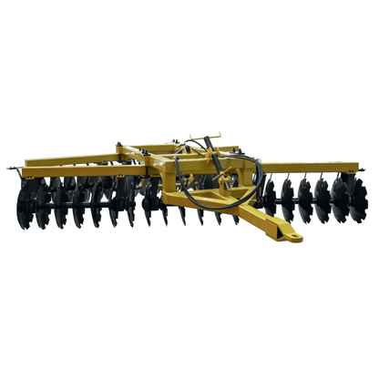 Heavy-Duty Hydraulic Offset Farm Disc Harrow – 10 FT, 14 FT, 17 FT Width Options - Farm Equipment with 10 FOOT | Sold by Uncle Wiener's Wholesale