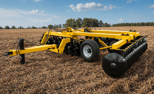 Heavy - Duty Hydraulic Offset Farm Disc Harrow – 10 FT, 14 FT, 17 FT Width Options - Farm Equipment with 10 FOOT | Sold by Uncle Wiener's Wholesale
