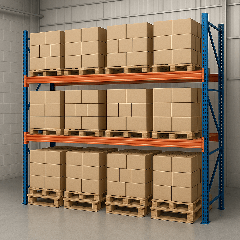 Heavy - Duty Industrial Pallet Racking – Adjustable 8ft to 20ft Warehouse Storage Shelving - with 20 FT RACKING | Sold by Uncle Wiener's Wholesale