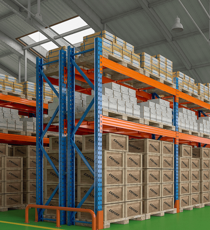Heavy - Duty Industrial Pallet Racking – Adjustable 8ft to 20ft Warehouse Storage Shelving - with 20 FT RACKING | Sold by Uncle Wiener's Wholesale