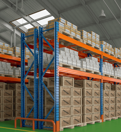 Heavy - Duty Industrial Pallet Racking – Adjustable 8ft to 20ft Warehouse Storage Shelving - with 20 FT RACKING | Sold by Uncle Wiener's Wholesale