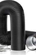 Heavy - Duty Insulated Dryer Vent Hose – 4", 6", 8" Sizes – 16FT with Clamps | HVAC Flexible Ducting - with 4" Diameter 16FT 2 Metal Duct Clamps | Sold by Uncle Wiener's Wholesale