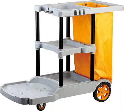 Heavy - Duty Janitorial Cleaning Cart with Gray Bag – UP068C - with | Sold by Uncle Wiener's Wholesale