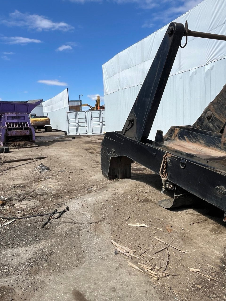 Heavy Duty Lugger Body / Roll - Off Hoist Truck Body – Scrap Bin, Demolition, Waste Container System – Used - surplus equipment with | Sold by Uncle Wiener's Wholesale