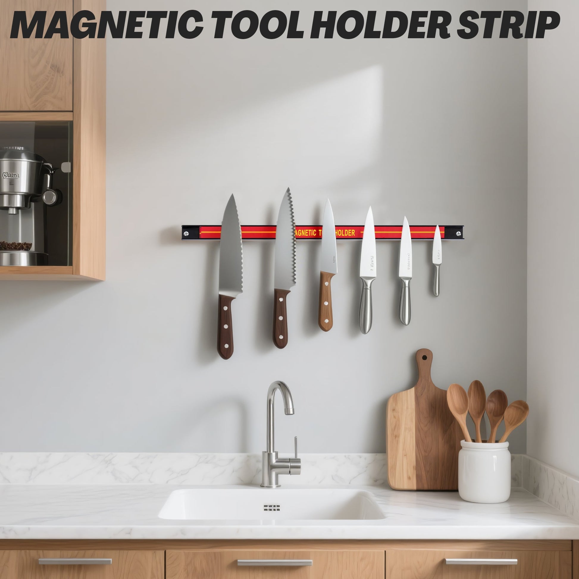 Heavy Duty Magnetic Tool Holder Bar 30cm – Wall Mount Tool Organizer Strip AMMTH30 - with | Sold by Uncle Wiener's Wholesale