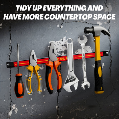 Heavy Duty Magnetic Tool Holder Bar 30cm – Wall Mount Tool Organizer Strip AMMTH30 - with | Sold by Uncle Wiener's Wholesale