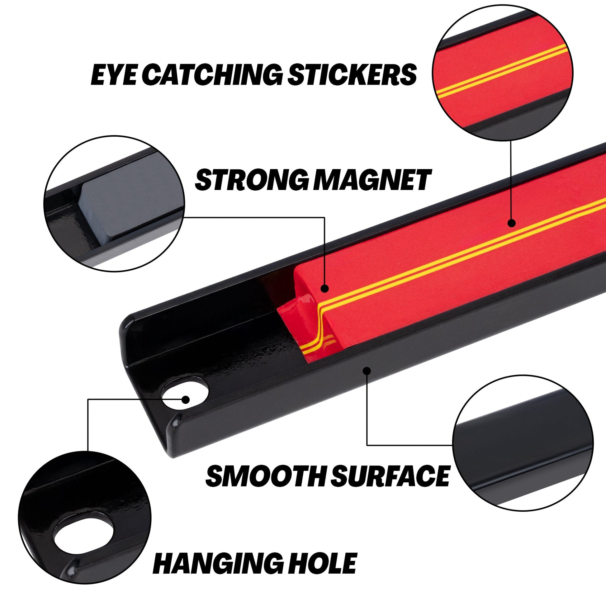 Heavy Duty Magnetic Tool Holder Bar 30cm – Wall Mount Tool Organizer Strip AMMTH30 - with | Sold by Uncle Wiener's Wholesale