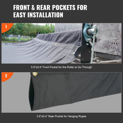 Heavy - Duty Mesh Dump Truck Tarps – Vinyl Coated 6×14 & 7×18 FT - with 6×14 FT | Sold by Uncle Wiener's Wholesale