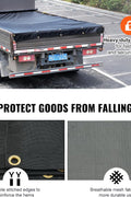 Heavy - Duty Mesh Dump Truck Tarps – Vinyl Coated 6×14 & 7×18 FT - with 6×14 FT | Sold by Uncle Wiener's Wholesale