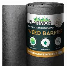Heavy - Duty Non - Woven Landscape Weed Barrier Fabric SKU - 430504 - with 50 FT x 3 FT 3.2 OZ | Sold by Uncle Wiener's Wholesale