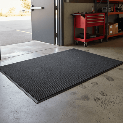 Heavy - Duty Outdoor Entrance Rubber Mat Indoor Entry – Commercial Non - Slip Door Rug - General Equipment with 60 x 90 CM ( 2 X 3 FT) PVC6090 | Sold by Uncle Wiener's Wholesale