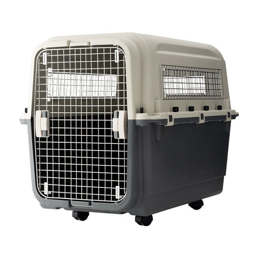 Heavy Duty Pet Travel Carrier Crate Kennel Dog Transport Box PETCRATE - with 90 × 60 × 73 cm | Sold by Uncle Wiener's Wholesale