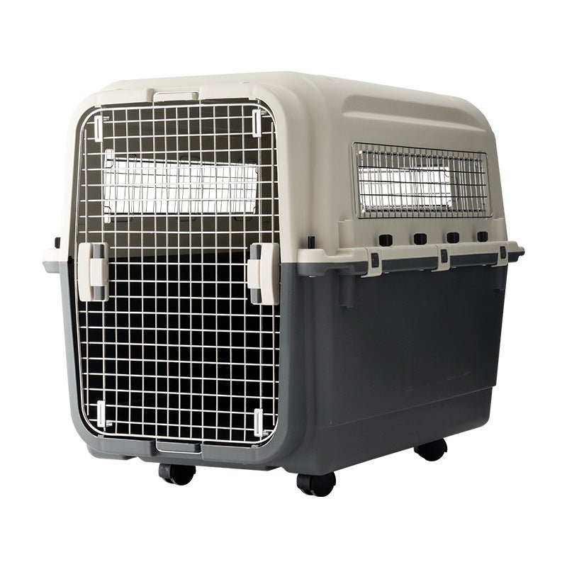 Heavy Duty Pet Travel Carrier Crate Kennel Dog Transport Box PETCRATE - with 81 × 56 × 64 cm | Sold by Uncle Wiener's Wholesale