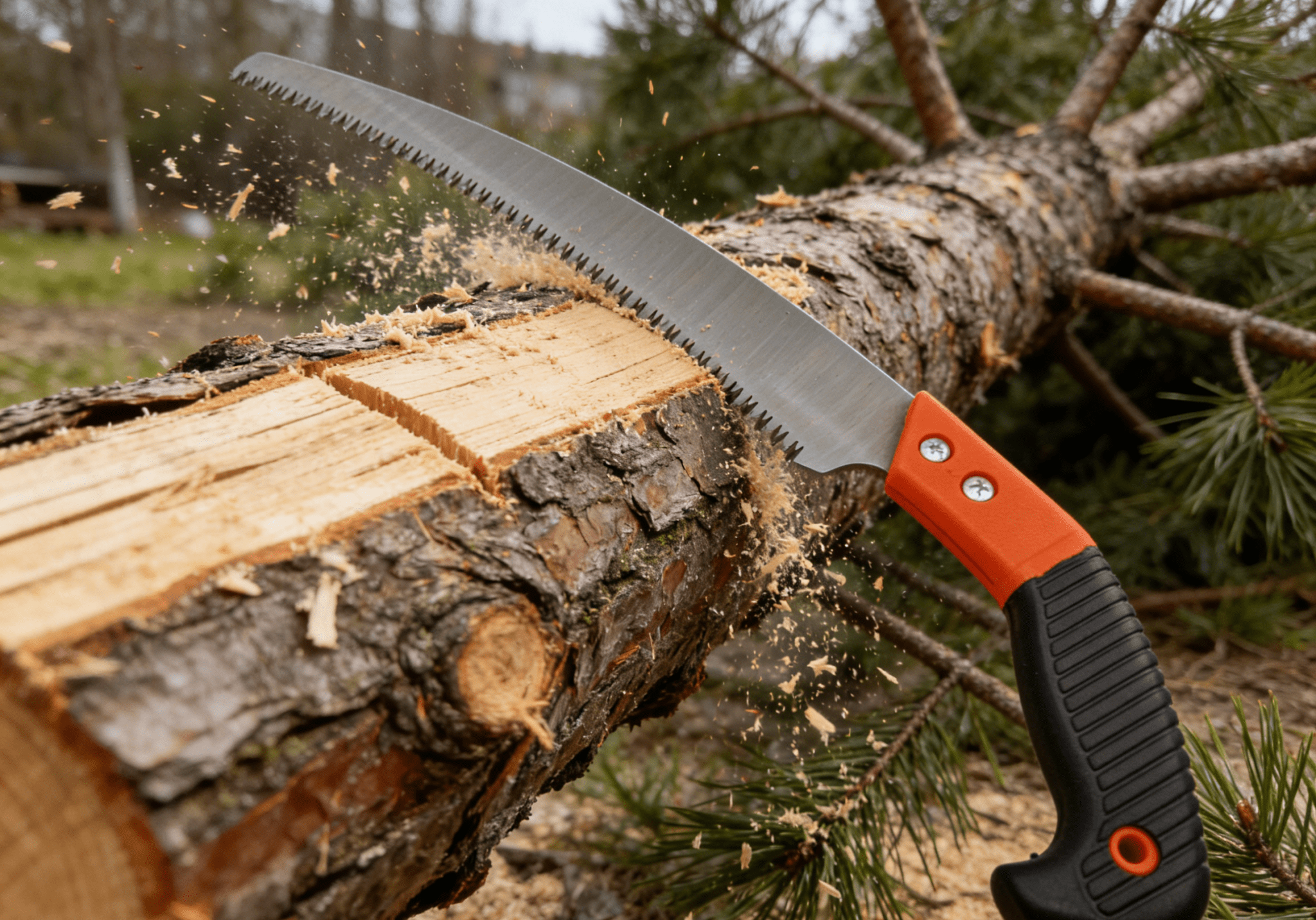 Heavy-Duty Pruning Saw 18″ Curved Blade Tree Branch Cutting Saw G6049 - with | Sold by Uncle Wiener's Wholesale