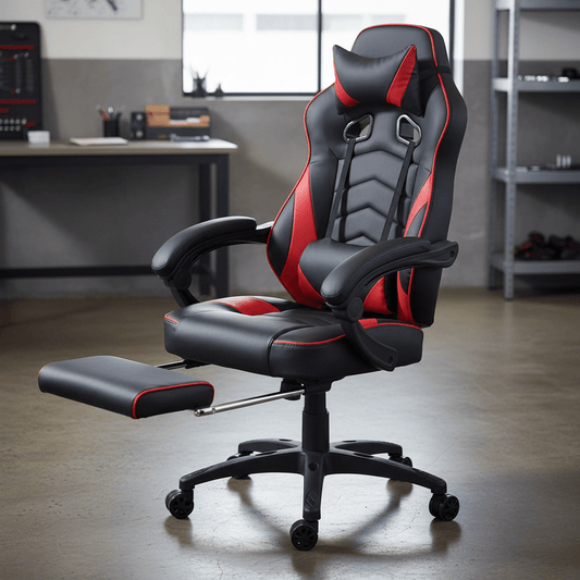 Heavy - Duty Reclining Racing - Style Office & Gaming Chairs (Multiple Colors) - Furniture with Green / Black | Sold by Uncle Wiener's Wholesale