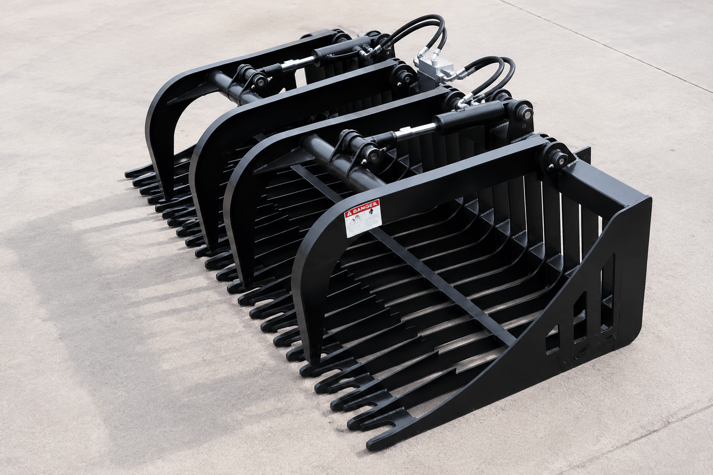 Heavy - Duty Root Grapple Bucket for Skid Steers – 72" & 84" Width Options - Skid Steer Attachments with 72" | Sold by Uncle Wiener's Wholesale