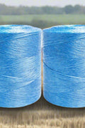 Heavy-Duty Round Baler Twine Rolls – Orange and Blue, 110 lb & 130 lb Strength for Agricultural Use