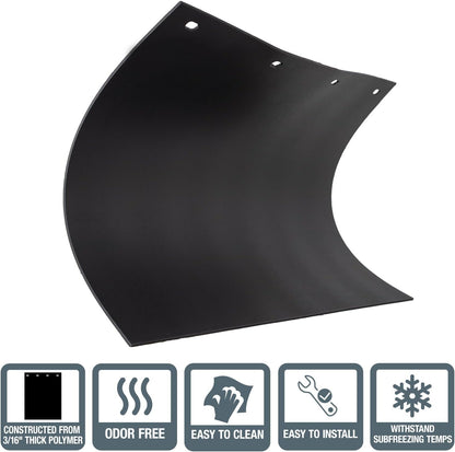Heavy Duty Rubber Mud Guards – 24"x24", 24"x30", 24"x36" – Truck & Trailer Splash Guards - with 24" x 24" | Sold by Uncle Wiener's Wholesale
