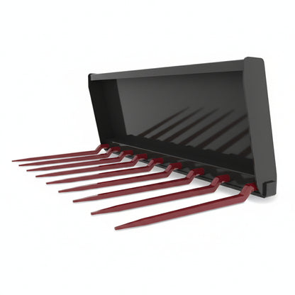 Heavy - Duty Skid Steer Stall Cleaning Manure Forks – 72" & 84" – Reinforced Steel Construction - SKID STEER ATTACHMENT with 72″ | Sold by Uncle Wiener's Wholesale