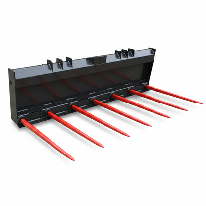 Heavy - Duty Skid Steer Stall Cleaning Manure Forks – 72" & 84" – Reinforced Steel Construction - SKID STEER ATTACHMENT with 72″ | Sold by Uncle Wiener's Wholesale