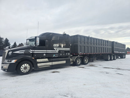 Heavy - Duty Steel Super B Trailer Bins 32ft & 28ft – Scrap for Demolition & Recycling M32X8X7 - with | Sold by Uncle Wiener's Wholesale