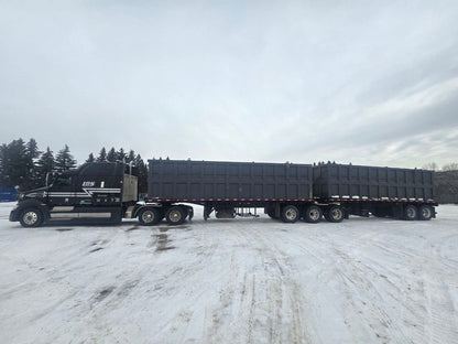 Heavy - Duty Steel Super B Trailer Bins 32ft & 28ft – Scrap for Demolition & Recycling M32X8X7 - with | Sold by Uncle Wiener's Wholesale