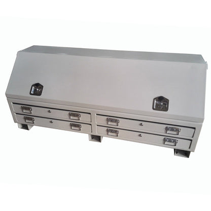Heavy - Duty Steel Ute / Truck Toolbox with 4 Lockable Drawers – Industrial Storage Chest TBT1770S - with | Sold by Uncle Wiener's Wholesale