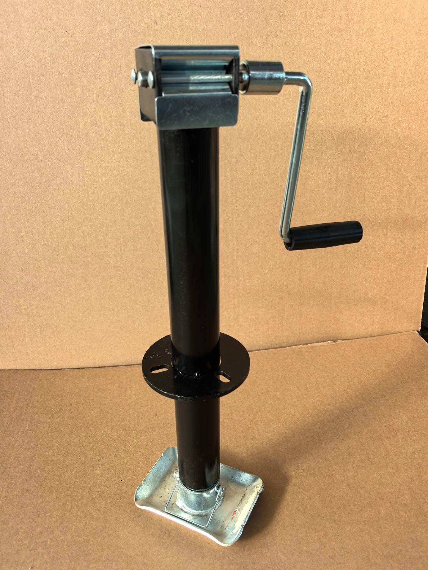 Heavy - Duty Trailer Jack 5000 lb Capacity 15″ Travel Powder - Coated Steel TR1621 - with | Sold by Uncle Wiener's Wholesale