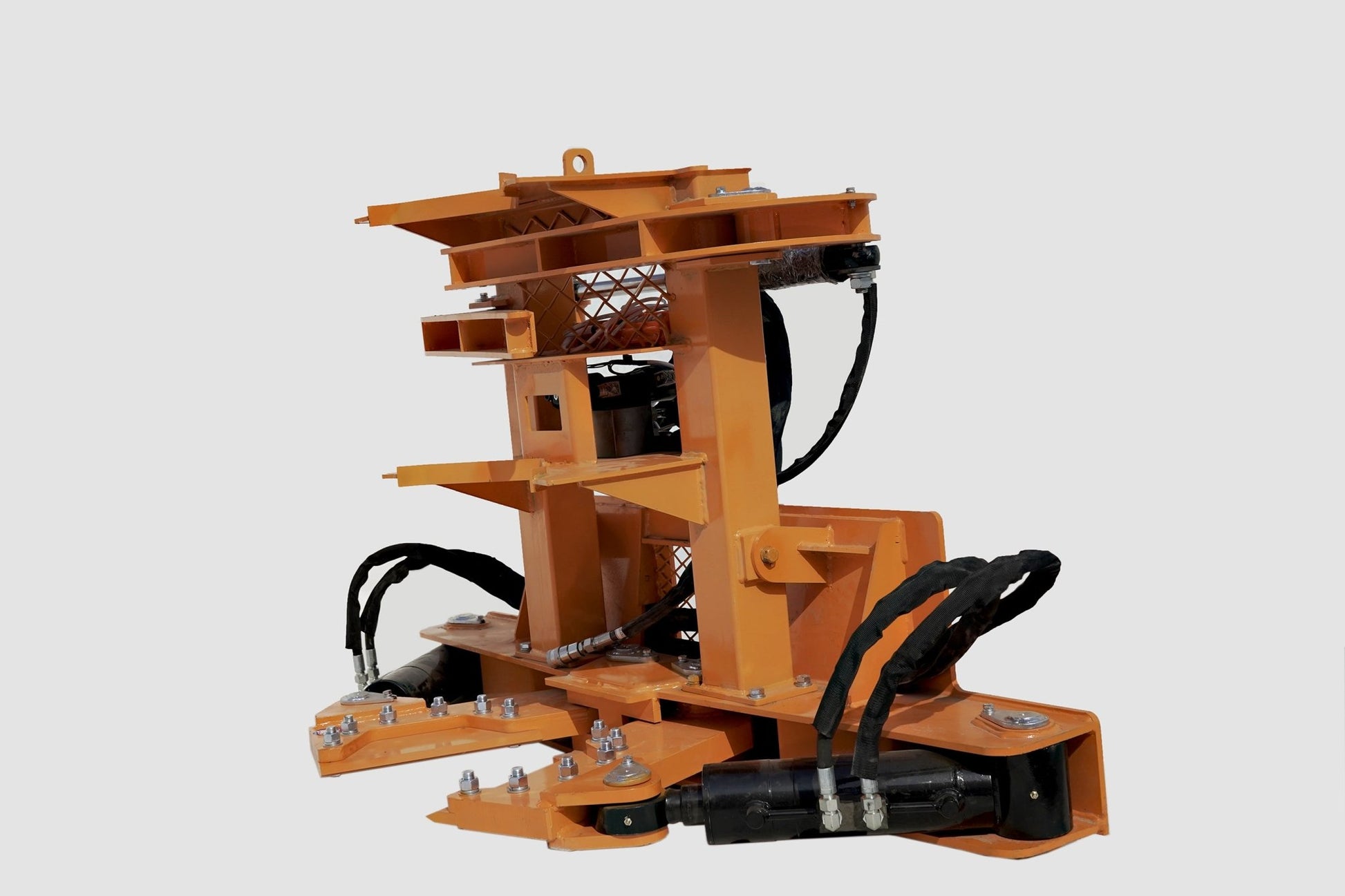 Heavy - Duty Tree Shear Attachment for Skid Steer – Hydraulic Cutting with 14" Max Diameter | SSRBTS - with | Sold by Uncle Wiener's Wholesale