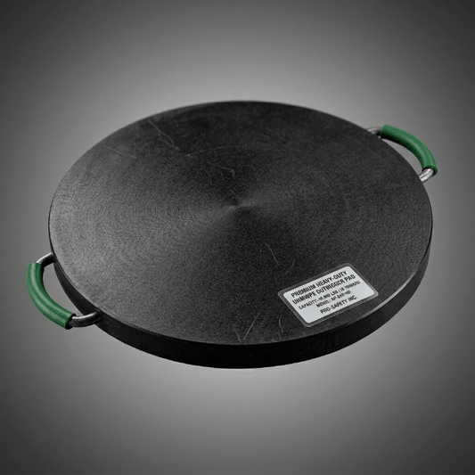 Heavy - Duty UHMWPE Outrigger Pads – Rigger, Dolly, RV & Crane Pad Options - General Equipment with 42" X 2" ROUND | Sold by Uncle Wiener's Wholesale