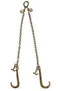 Heavy - Duty V - Chain Bridle & Tow Chains – Grade 70 Recovery Chains for Towing & Hauling - Tow Chains, Bridle Assemblies, Cluster Hooks with RJT Cluster Hook Assembly | Sold by Uncle Wiener's Wholesale