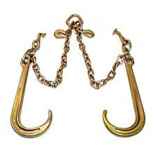 Heavy - Duty V - Chain Bridle & Tow Chains – Grade 70 Recovery Chains for Towing & Hauling - Tow Chains, Bridle Assemblies, Cluster Hooks with 3/8" Dual Leg | Sold by Uncle Wiener's Wholesale