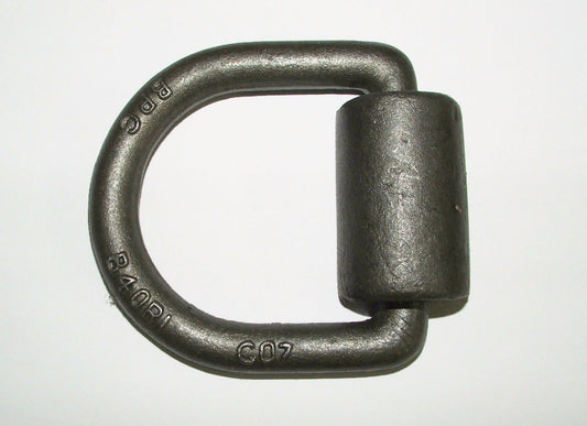 Heavy - Duty Weld - On Lashing D - Ring – Forged Steel Tie - Down Anchor 5/8" Ring and 1/2" Mount - with 1040820 – 1/2" Weld - On Ring | Sold by Uncle Wiener's Wholesale