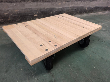 Heavy - Duty Wooden Tool Cart & Furniture Moving Dolly with 3″ Wheels 660 lb Capacity TC4318 - with | Sold by Uncle Wiener's Wholesale