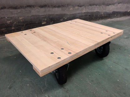 Heavy - Duty Wooden Tool Cart & Furniture Moving Dolly with 3″ Wheels 660 lb Capacity TC4318 - with | Sold by Uncle Wiener's Wholesale