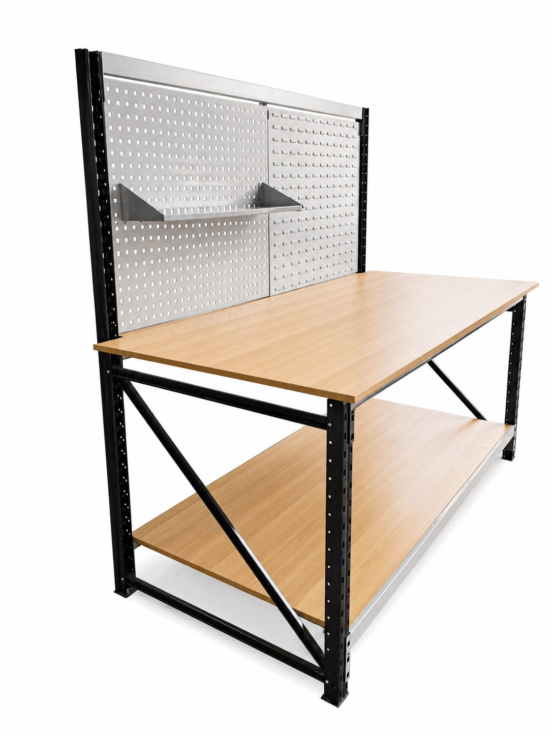 Heavy Duty Workbench with Pegboard Tool Storage Shelf 70.9" x 35.4" WB1890 - with | Sold by Uncle Wiener's Wholesale