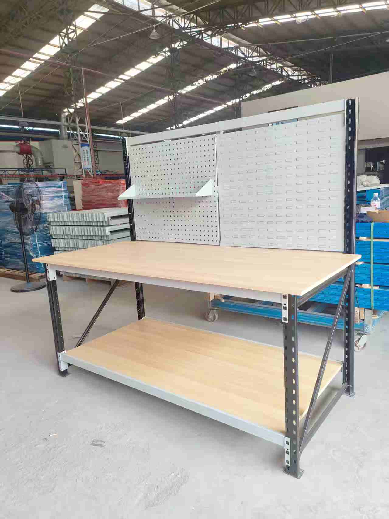 Heavy Duty Workbench with Pegboard Tool Storage Shelf 70.9" x 35.4" WB1890 - with | Sold by Uncle Wiener's Wholesale