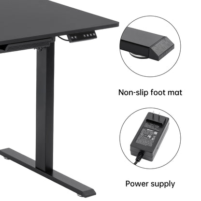 Height Adjustable Electric Standing Desk 47" x 23" Sit Stand Workstation AMACT1260 - with | Sold by Uncle Wiener's Wholesale