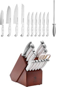 HENCKELS Statement 15 PC Set White Block Set - with | Sold by Uncle Wiener's Wholesale