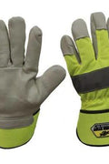 Hi - Vis Winter Work Gloves | Pigskin Leather Rigger – Rough Stuff - with 5+ pairs: $8.99 each | Sold by Uncle Wiener's Wholesale
