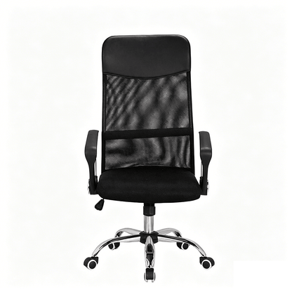 High Back Mesh Office Chair with Adjustable Height & Armrests Ergonomic Swivel Chair MC005 - with | Sold by Uncle Wiener's Wholesale