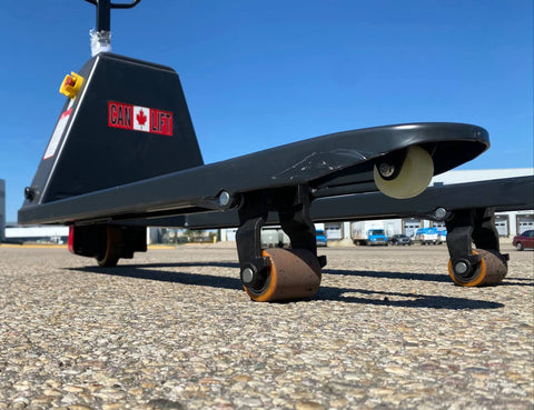 High - Capacity Hybrid Pallet Jack 4400 lb – Manual + Electric | T20I213 - Hybrid Manual + Electric Pallet Jack with | Sold by Uncle Wiener's Wholesale