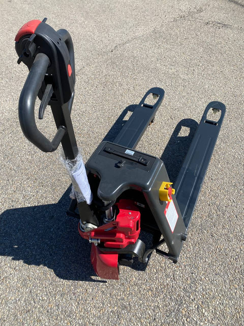 High - Capacity Hybrid Pallet Jack 4400 lb – Manual + Electric | T20I213 - Hybrid Manual + Electric Pallet Jack with | Sold by Uncle Wiener's Wholesale