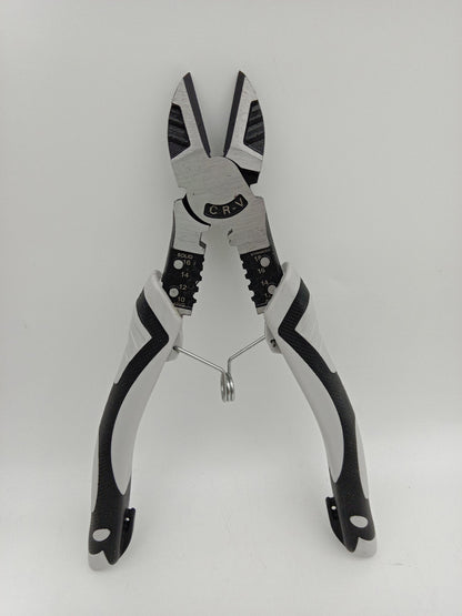 High Leverage Combination Pliers & Wire Stripper Set 8″ 8.5″ Heavy Duty Steel - with 8″ High Leverage Combination Plier | Sold by Uncle Wiener's Wholesale