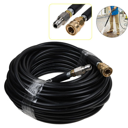 High Pressure Water Hose 50 FT 5800 PSI 3/8" Quick Connect – Heavy - Duty Washer Hose S1178 - with | Sold by Uncle Wiener's Wholesale