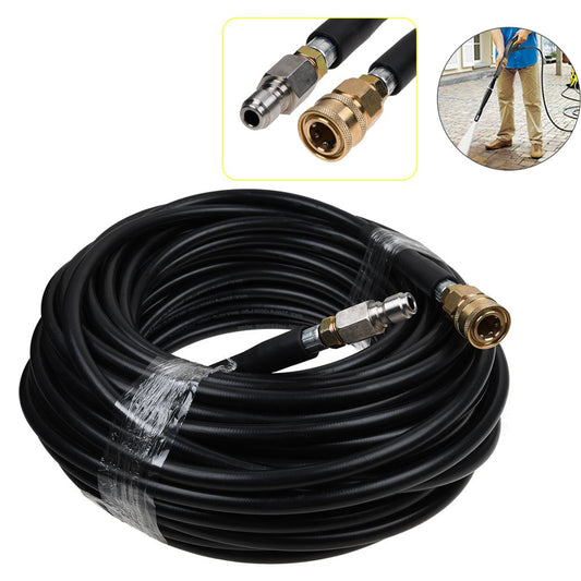 High Pressure Water Hose 50 FT 5800 PSI 3/8" Quick Connect – Heavy - Duty Washer Hose S1178 - with | Sold by Uncle Wiener's Wholesale