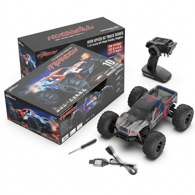 High - Speed RC Trucks – 1:10 & 1:16 4WD Off - Road Cars for Adults & Kids | 50 km/h Racing Buggy - General Equipment with 1:10 SCALE RC 4WD HIGH - SPEED TRUCK | Sold by Uncle Wiener's Wholesale